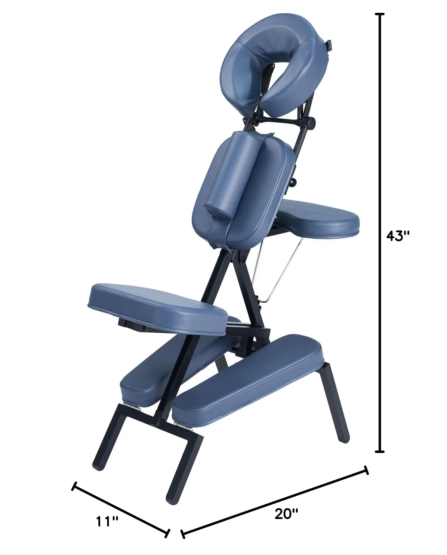 Profional Portable and Lightweight Tattoo/Massage Chair by - Folding Fe with Adjustable Features and Wheeled Carrying