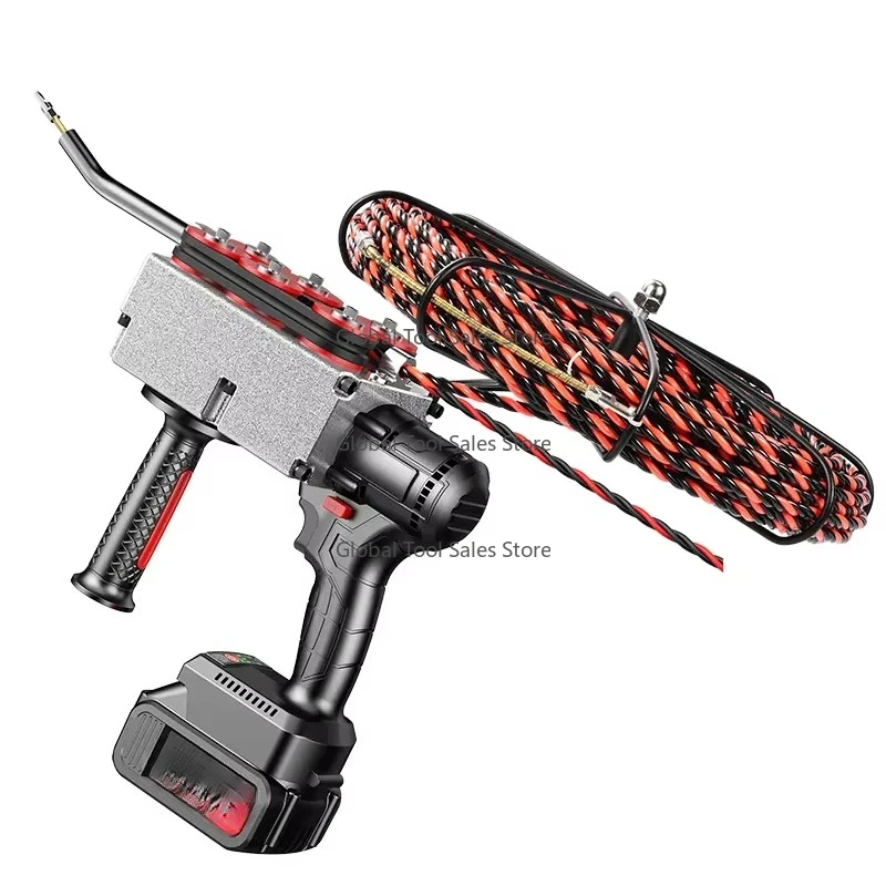 Brushless Lithium-ion Automatic Electrician Tools – 110/220V Stringing/Wire Threading/Cable Puller (1-Year Warranty)
