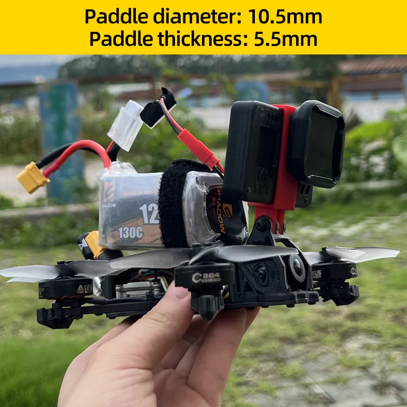 مروحية Hqprop hq t76 ، 3 بوصة ، t76mmx4 ، 4 شفرة 76 ، cw و ccw ، pc ، لجهاز rc fpv Cinebot30
