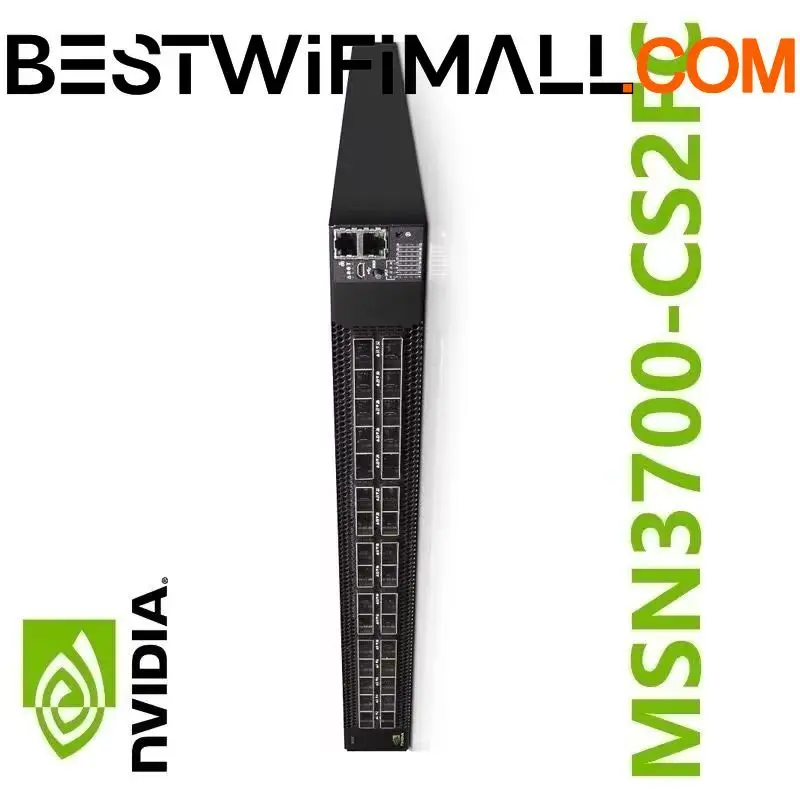 NVIDIA Mellanox QSFP28 MSN3700-CS2FC Spectrum-2 100GbE 1U Open Ethernet Switch Cumulus Linux System 32x100GbE