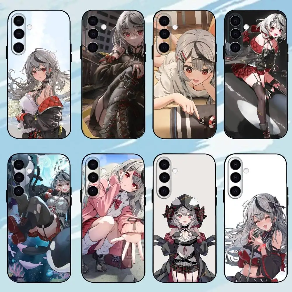 

S-Sakamata Chloe Phone Case For Samsung Galaxy A73,A72,A71,A70,A53,A52,A51,Others Soft Black Shell ll