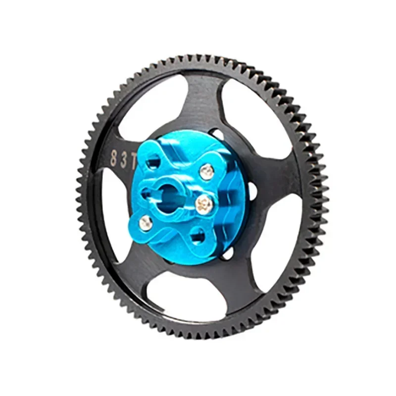 Metal Steel 83T Gearbox Spur Gear and Gear Mount 54970 for Tamiya CC02 CC-02 CC 02 1/10 RC Car Upgrades Parts Accessories