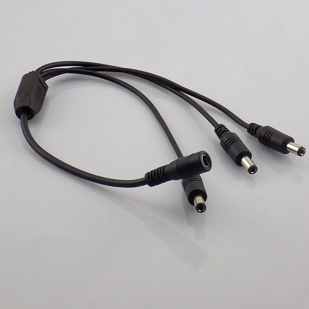 12V DC Power Supply 1 Female to 2 3 4 5 8 Male way Splitter Plug extension Cable cord connector 5.5*2.1mm for Led strip light