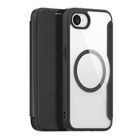 DUX DUCIS Flip phone Case For iPhone 16e With  Wallet flip cover case With Transparent MagSafe