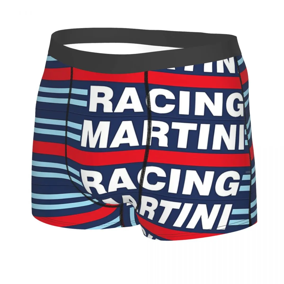 Martini Racing Stripe Man\'s Boxer Briefs Car Racing Highly Breathable Underpants High Quality Print Shorts Gift Idea