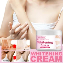 Creme clareador para coxa interna, Ilumine as partes íntimas, Soro de branqueamento nas axilas, Joelho Butt, Íntimo Remover Melanina