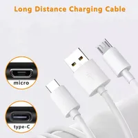 TYPE-C Micro USB Charging Cable Cord for Android Smart Phone 10m/12m/14m Data Cable Cord Fast Charger Cable