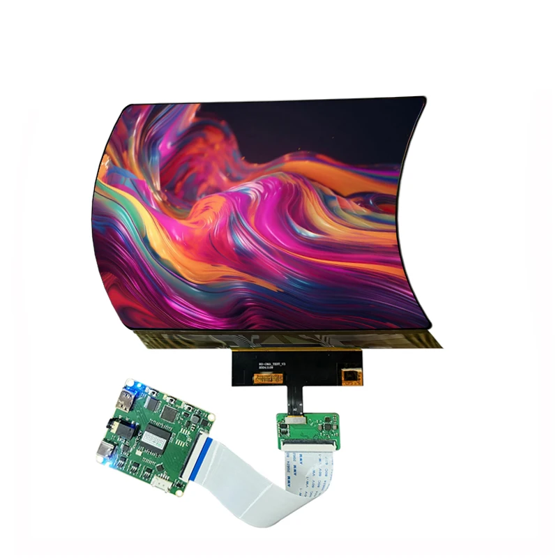 Custom 8 Inch Flexible Oled Display Screen 2480x1860 MIPI Amoled Flexible Oled Display Touch Screen Panel