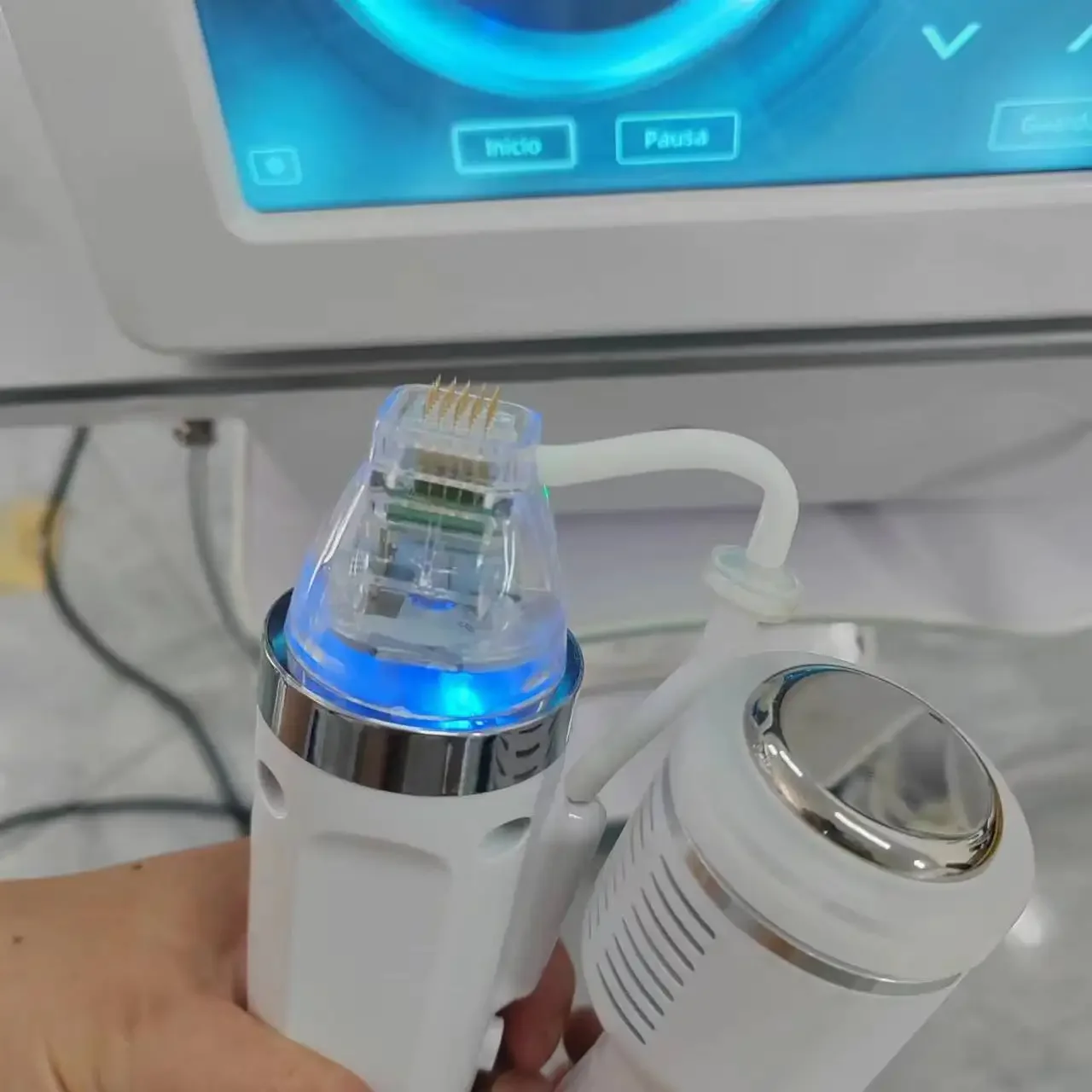 

2024 2 in 1 Skin repair firming and growth machine for removing acne and wrinkles lifting and caring