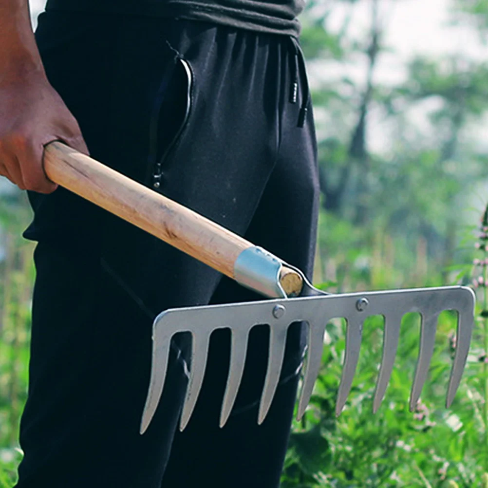 

Gardening Rake Head Professional Metal Tool for Efficient Soil and Leaves Raking in Gardens and Farms Rake Head
