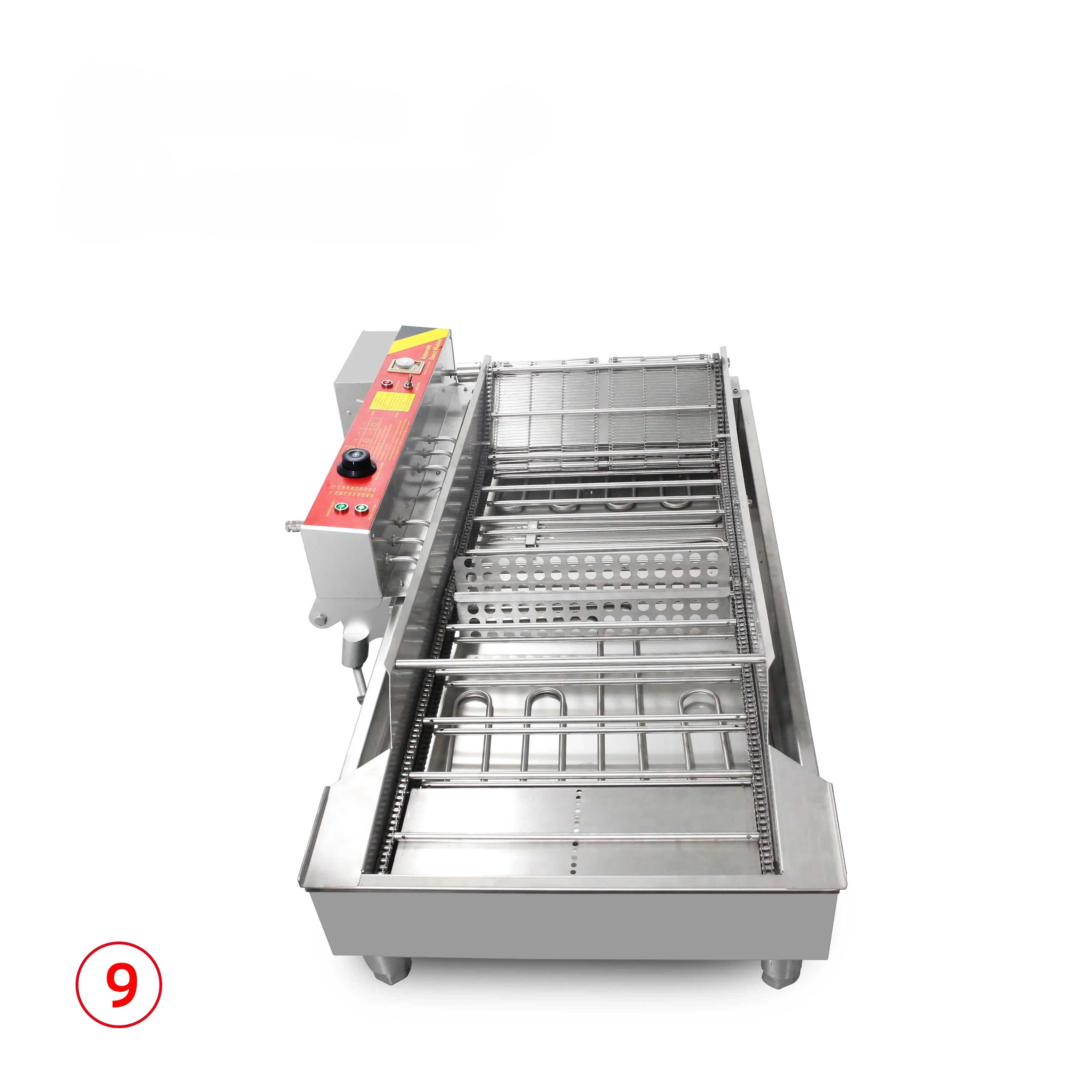 

Commercial 4 lines Automatic cake and yeast raised donut machine with electric fryer