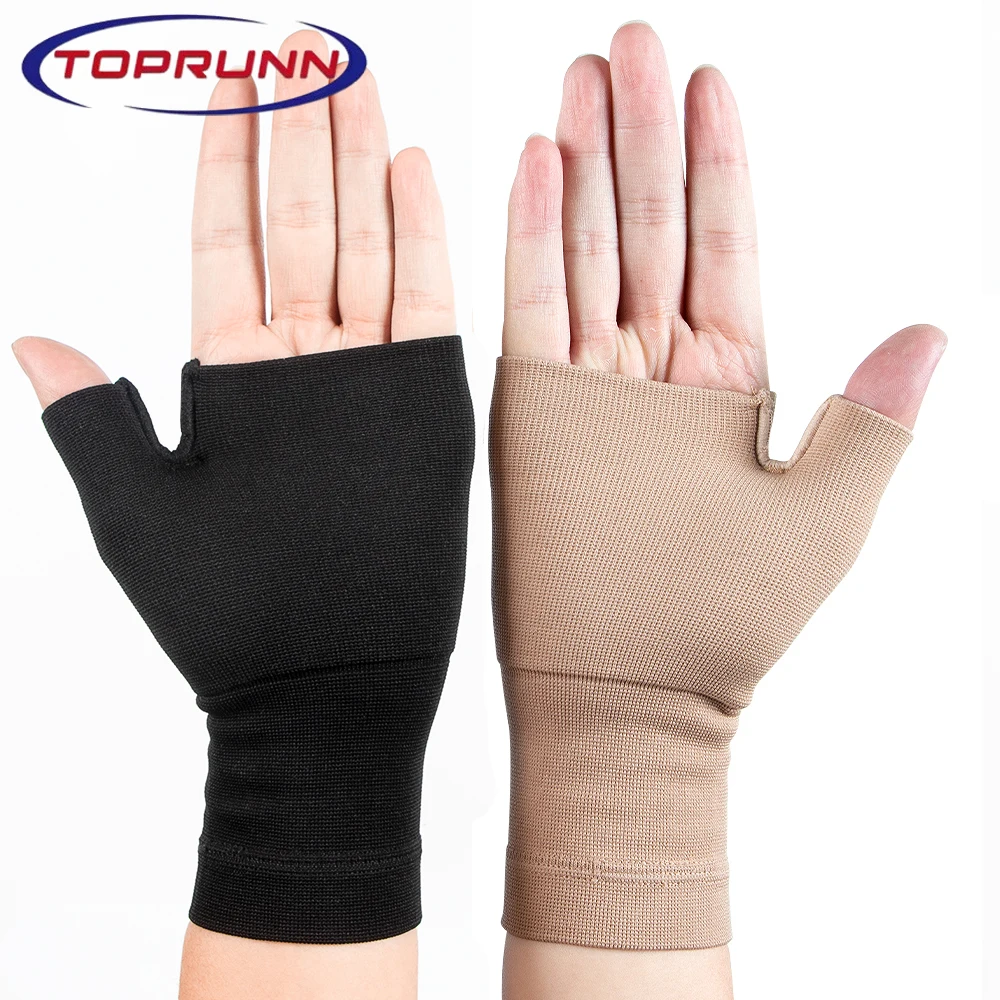 1 Paar Unisex-Kompressionshandschuhe mit Handgelenkstütze für Karpaltunnelsyndrom, Arthritis, Handermüdung, Verstauchungen, Sport