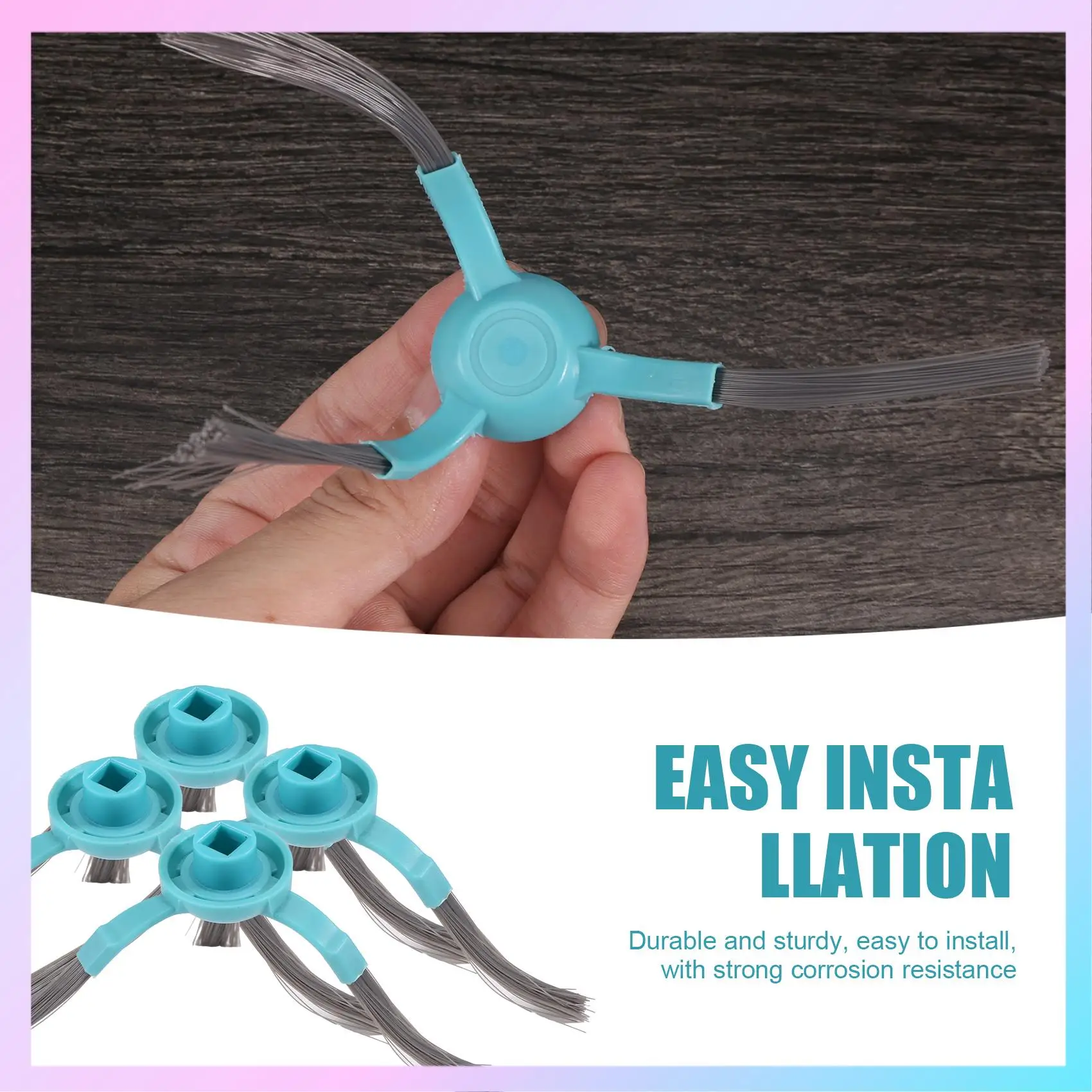 Abrg-escova lateral de substituição para cocotec conga 4090 3090 5090 6090 escovas de canto robô aspirador de pó acessórios peças