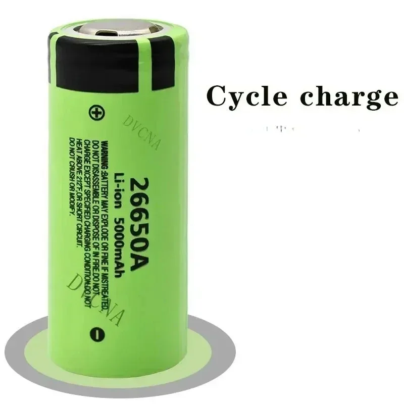 2024 Original New 26650 battery 5000Mah 3.7V 20A lithium-ion rechargeable battery suitable for 26650 LED flashlights and cameras