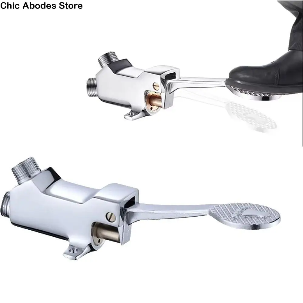 

Ножной ножной регулирующий клапан, универсальная педаль, переключатель управления водопроводным краном, простая установка, медь