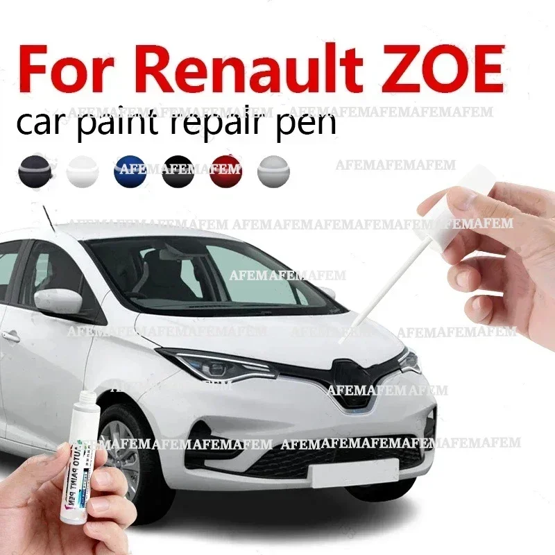 For 2012-2025 Renault ZOE X98 X10 Paint Repair Pen Touch Up Scratch Remover DIY Auto Accessories Black White Purple Blue Grey