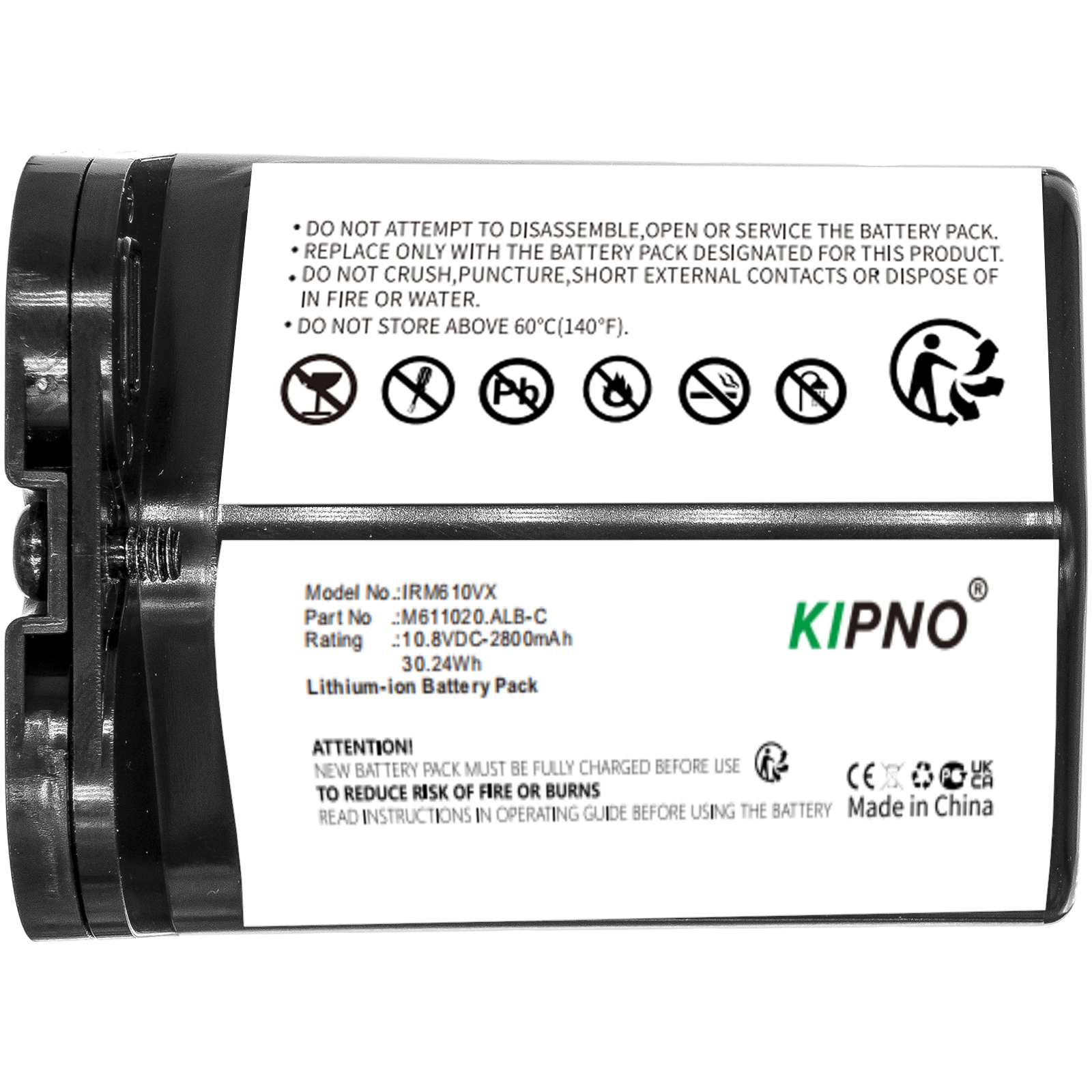 Batteria per aspirapolvere 2800mAh per iRobot Braava Jet M6 M611020 M612880 M612680 M614480 M6 Ultimate Robot Mop ADD-N1 ABL-C ALB-C M611020