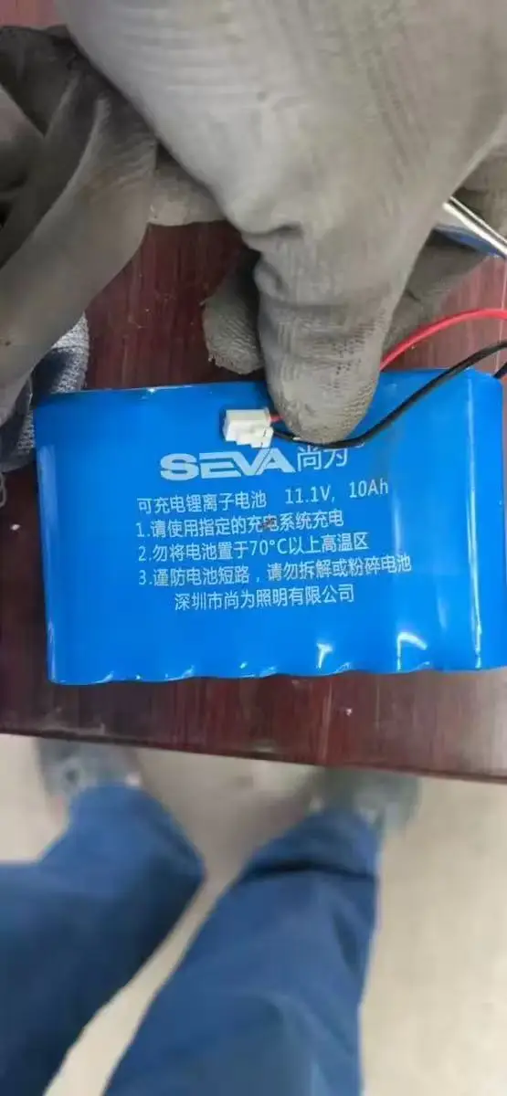 buy more will cheap 18650 3S2P Li-ion Battery 11.1V Single Row T40SM Connector High Capacity 10000mAh