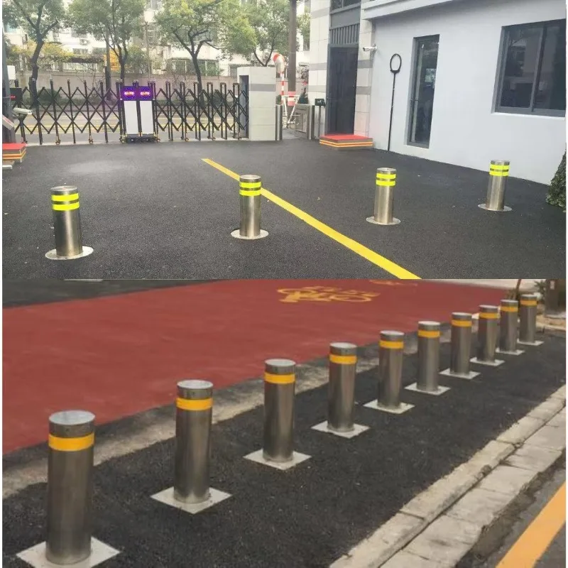 شمعات مواقف السيارات على الطرق الخارجية، تركيب شمعات هيدروليكية أوتوماتيكية تلسكوبية للتحكم عن بعد