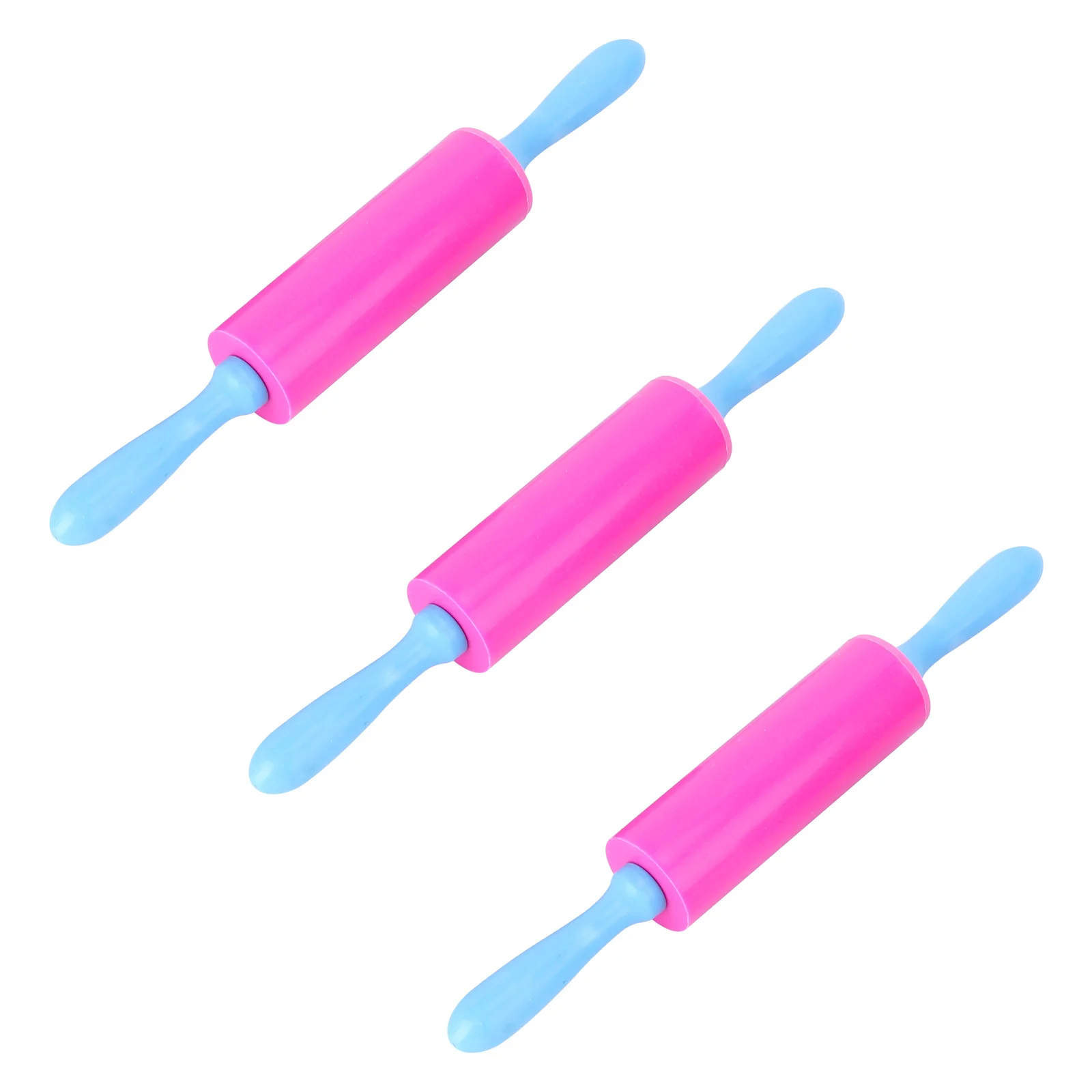 3Pcs Handmade Clay Stick DIY Ultra Light Rolling Pin Smart Dough Tools Kit Creative Daycare Modeling Tools