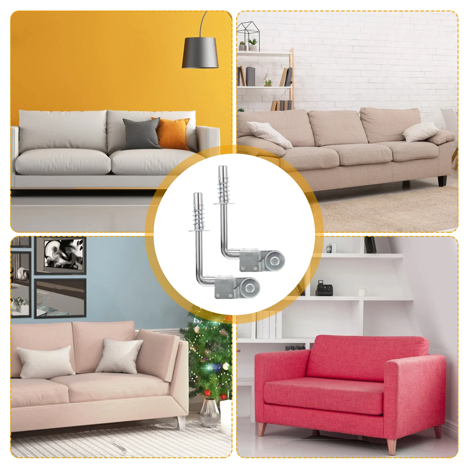 

2 шт., железный регулятор подголовника дивана, мебельные разъемы для элегантных проектов обивки домашнего офиса, разъемы для дивана