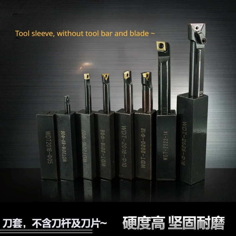 Lathe Tool Sleeve Bore Nickel-chromium Alloy Steel Holder Small Diameter Holder,Cutting Bracket WTD16*16/20*20mm for 4/5/6/7/8mm