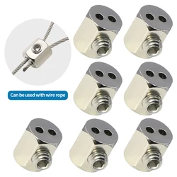 1.5mm adjustable metal clamp, stainless steel wire rope clamp, stainless steel clamp for potted plants/picture hanging