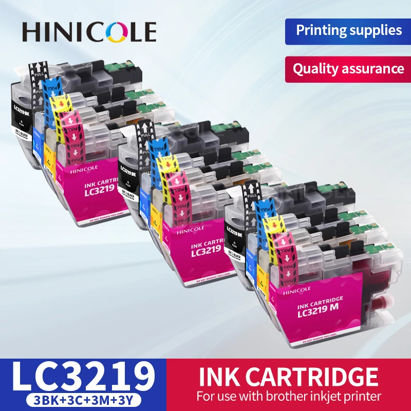 

Совместимый картридж HINICOLE для Brother LC3219XL LC3219 LC3217 для MFC-J5330DW J6530DW J6930DW J5730DW J5335DW J5930DW