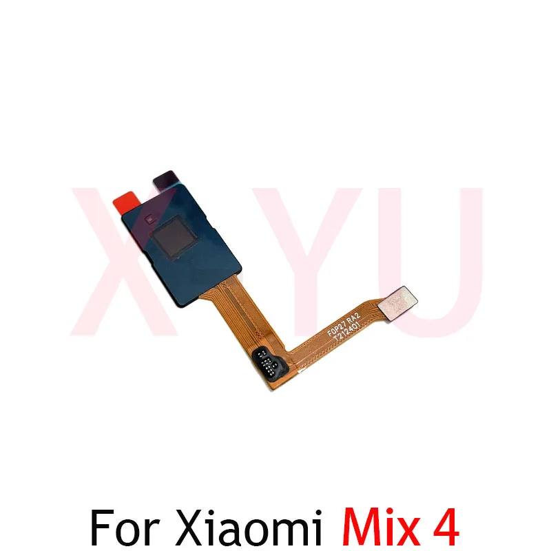 

Кнопка питания для Xiaomi Mi Mix 4 Mix4, устройство для чтения отпечатков пальцев, сенсорный датчик, кнопка возврата, Кнопка возврата, гибкий кабель