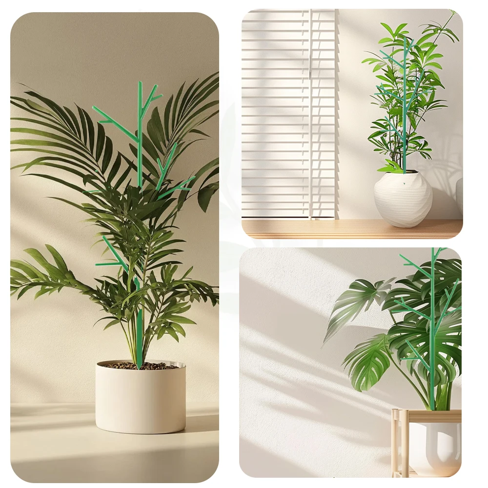 39cm 3PCS Twig Plant Support Bracket Tree Branch Plants Stakes Trellis for Garden Potted Flower Outdoor Plant Trellis