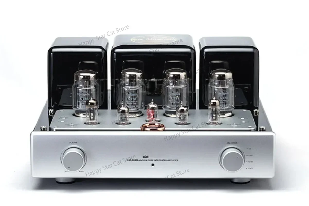 LC-06 Line Magnetic LM-606IA Push-pull Class AB Integrated Amplifier KT88*4 Vacuum Tube Power Amp 38W+38W/4Ω/8Ω