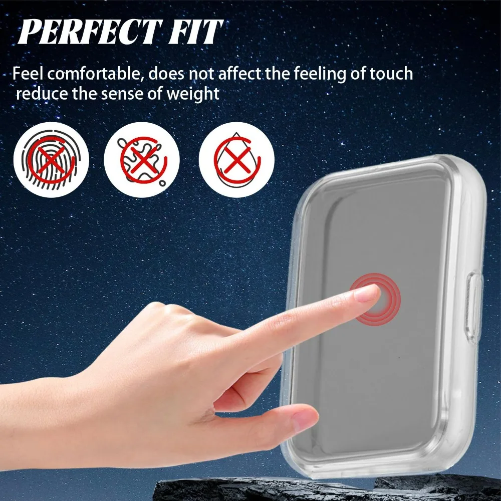 Transparent Case for HUAWEI Band 11 Accessory All-Around Hard TPU Bumper Protector Frame TPU Shell Cover for Huawei Smart Band11