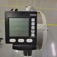 Black Rowing Machine Display Enhanced Workout Monitoring Multiple Sport Modes Real-Time Data Tracking Customizable Modes