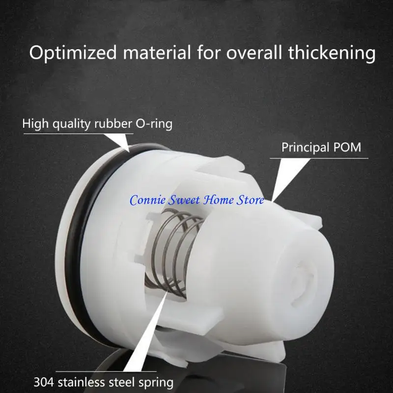 LXAF 10pcs Plastic Check Valves Non Return Valves Convenient for Shower Water Flows