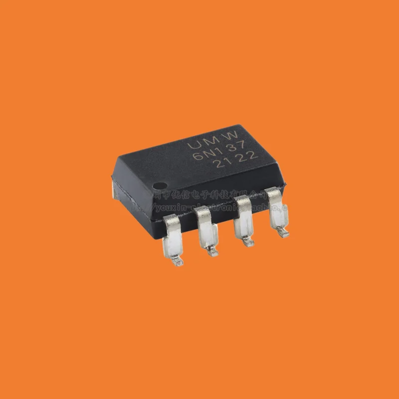 10pcs/Original genuine 6N137S SOP-8-2.54 high-speed 10Mbit/S logic gate optocoupler