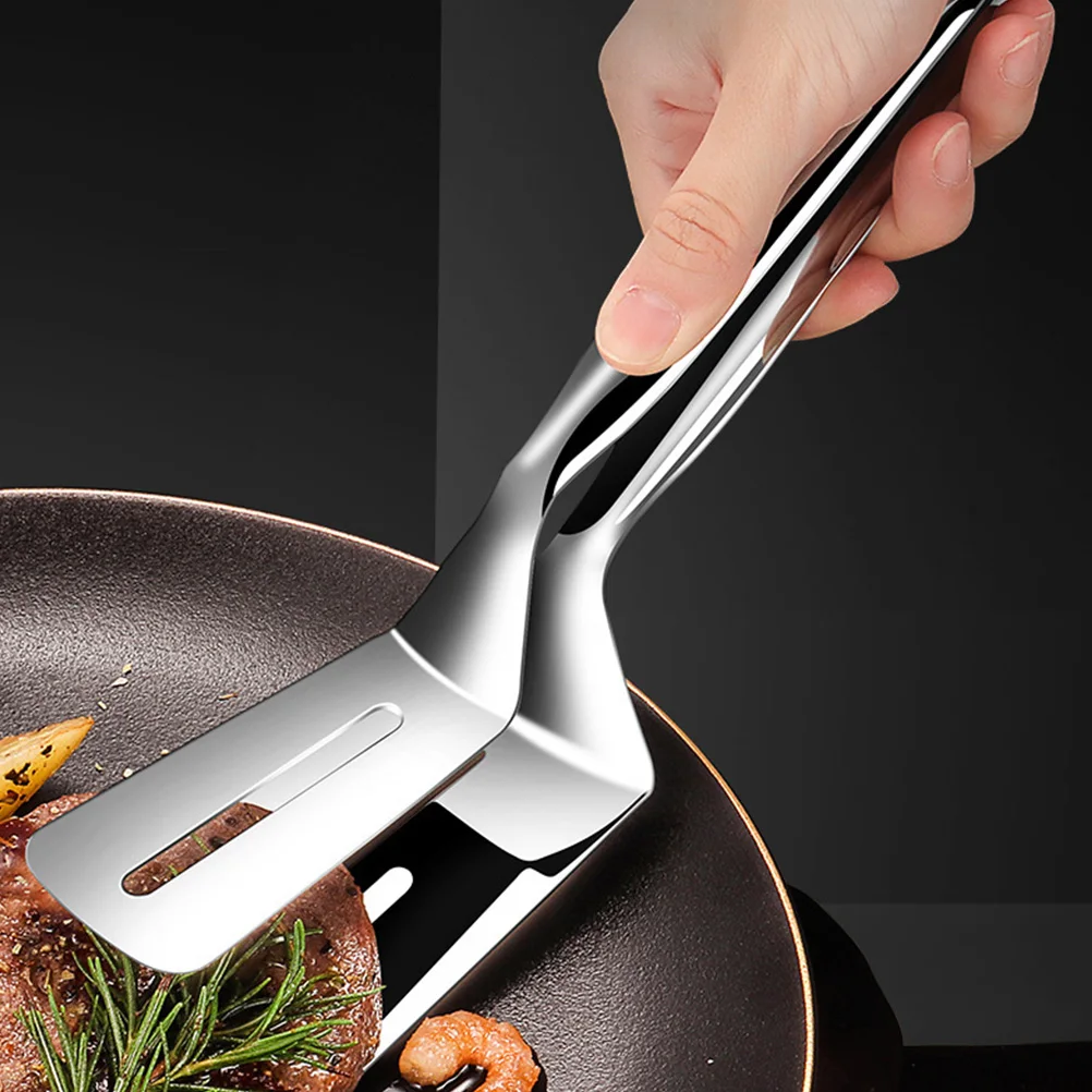 

2pcs Stainless Steel Food Tongs Steak Clamp Kitchen Utensils Anti Slip Cooking Accessories Metal Food for Grilling