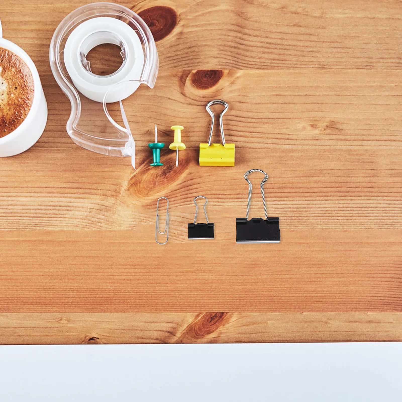 

1 Box Metal Binder Clips Long Tail File Stationery Set For Office School Supplies Storage Fasteners Large Paper Clamps