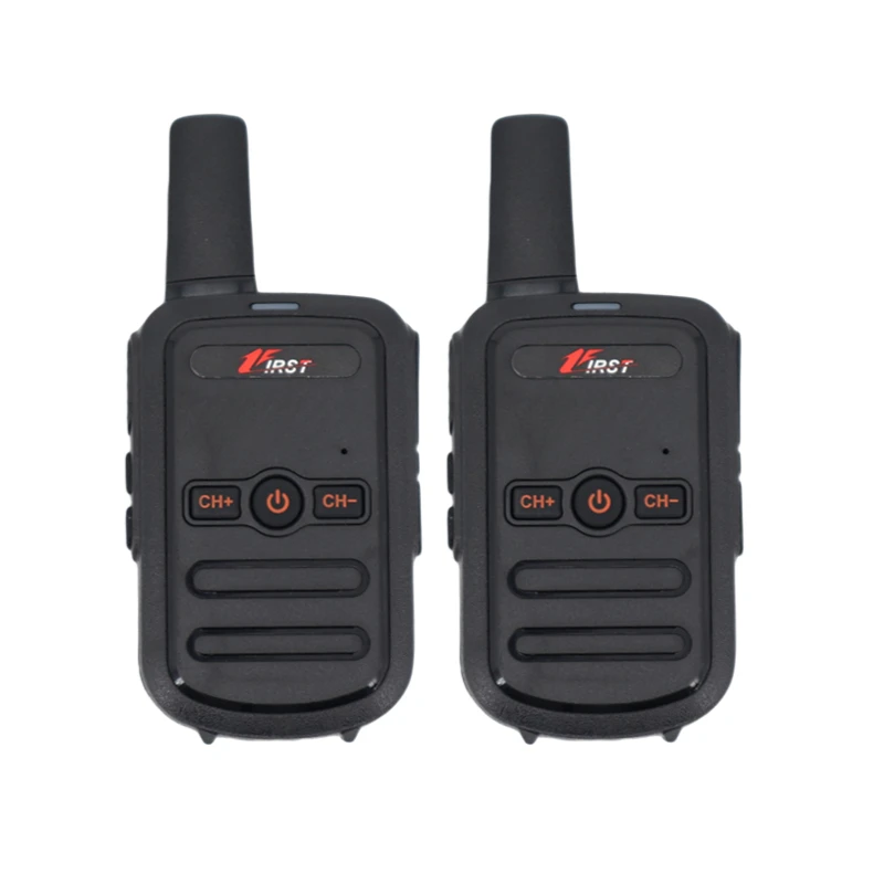 Irst-Mini Walkie Talkie portátil, para restaurante, Hotel, Bar, salón de belleza, Radio de dos vías, Walkie-talkies HT PTT, 2 piezas