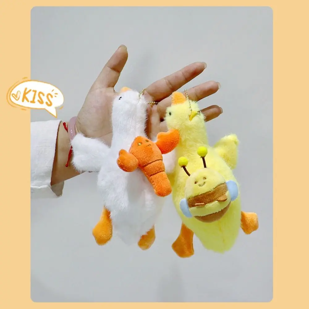 Kawaii Ente Schlüsselanhänger Krebse Schildkröten Bienen Mode Paare Schlüsselanhänger Tier Anhänger Geschenke