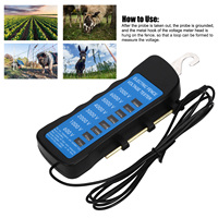 Electric Fence Tester Multi Light Voltage Detection Portable for Farm Supply Fencing ABS 7000V