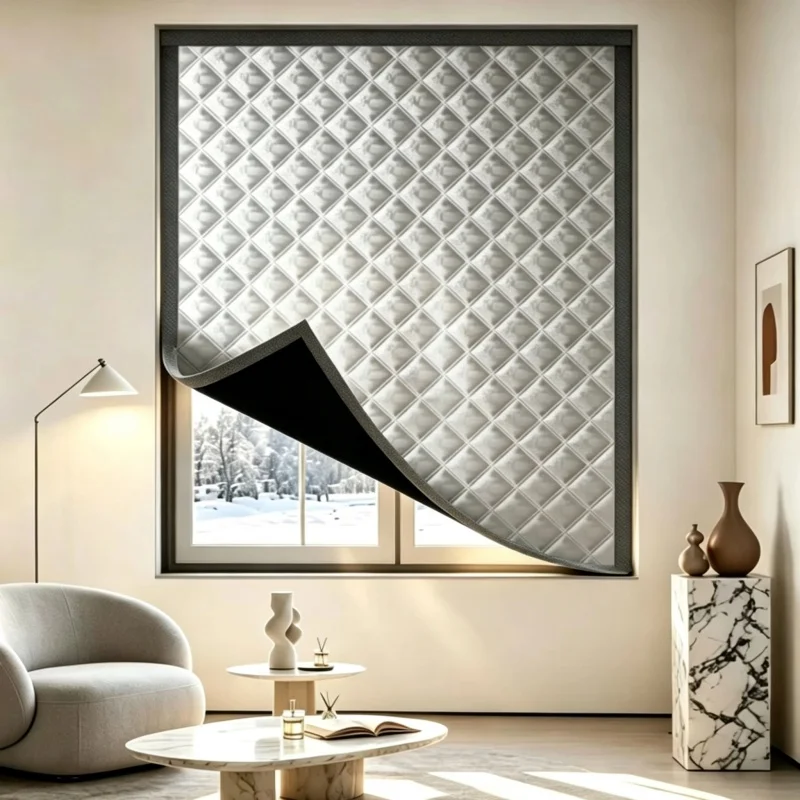 Block cold winds in winter, thick windproof and cold proof curtains, suitable for various places