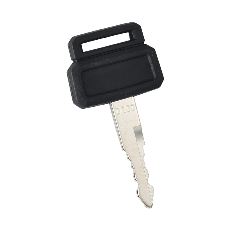 Ignition Key D200 Compatible with Daewoo Doosan Excavator Heavy Equipment OEM Logo