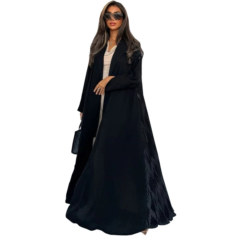 

Рамадан Марокканский Мусульманский Исламский Женская Мода Скромный Саудовская Аравия Модное Верхнее Платье Абая Новый Черный Халат