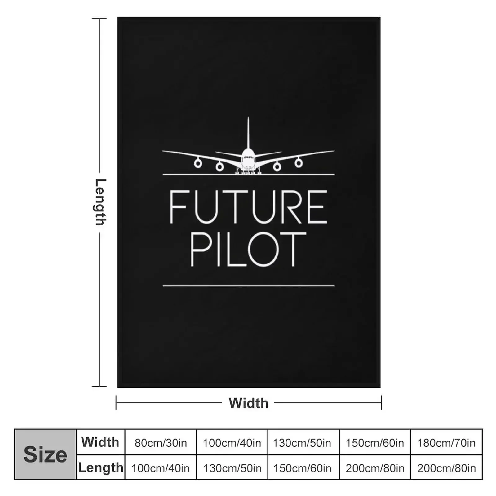 Future Pilot Throw Blanket Camping Bed covers Luxury Picnic Hairys Moving Blankets