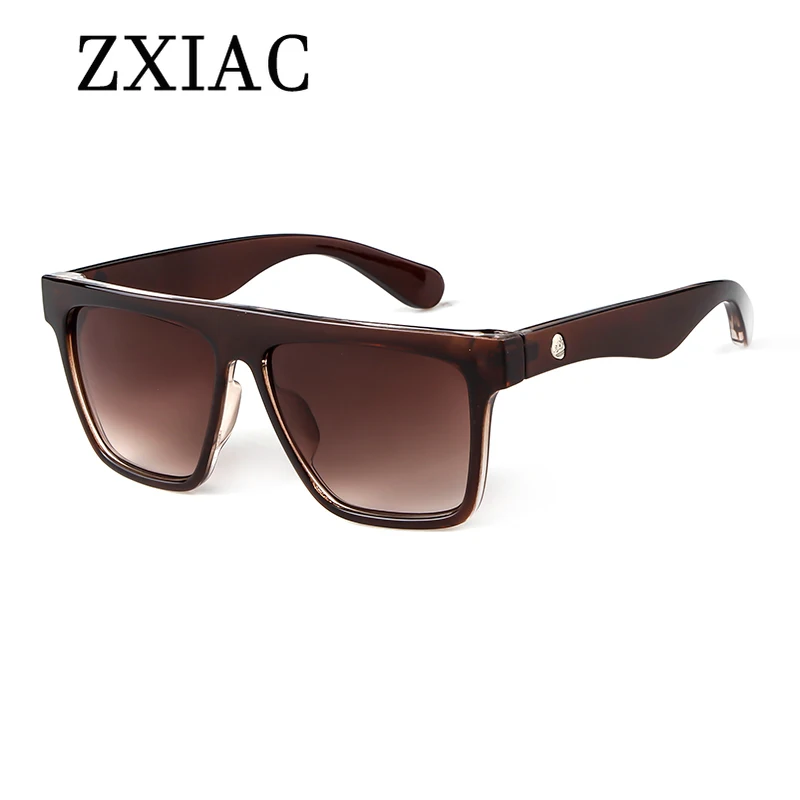 2024 New square sunglasses oversized frame sun glasses mirrored simple for men women brand designer retro color Eyeglasse UV400