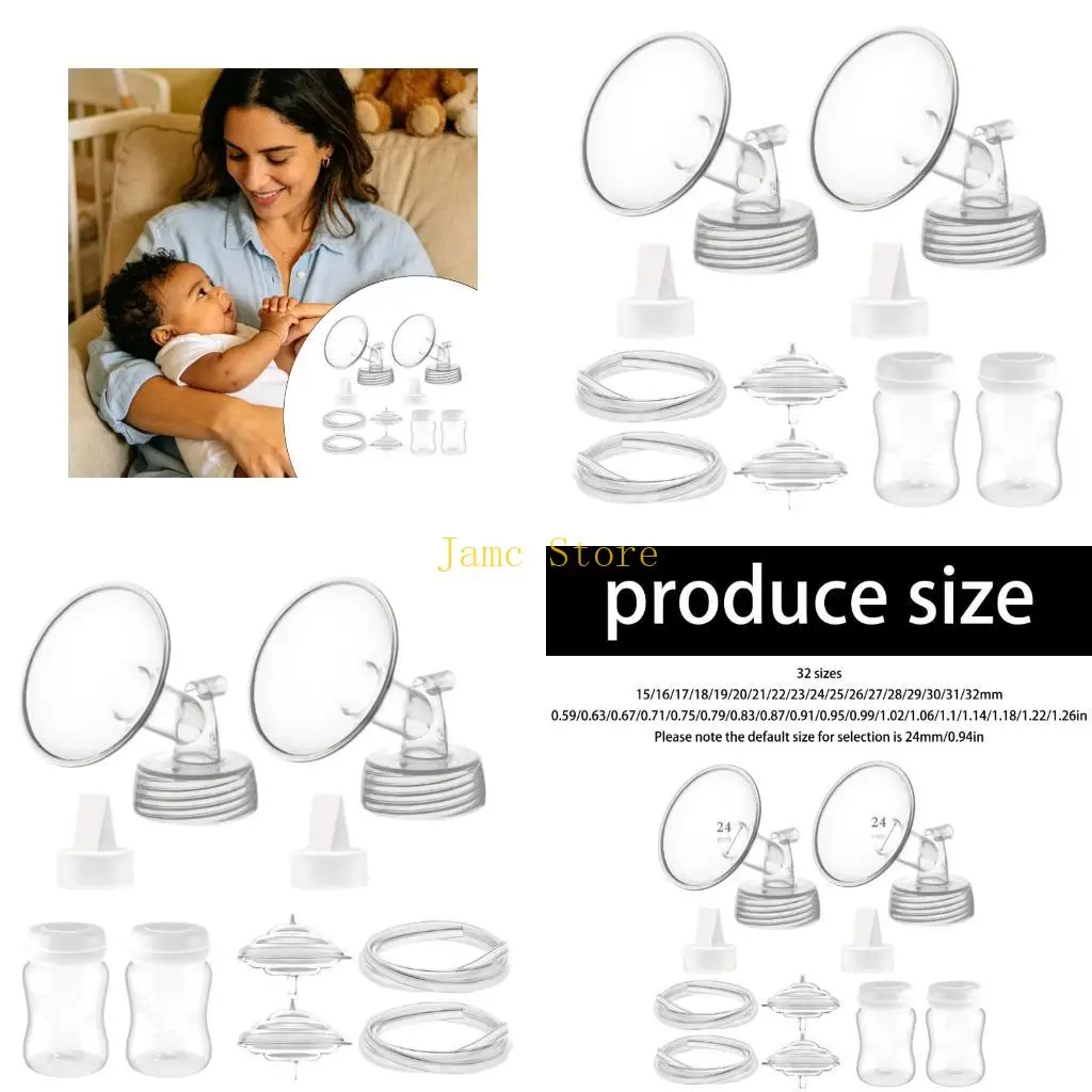 set-accessori-per-tiralatte-lx0b-con-flange-protezioni-antiriflusso-e-tubi-parte-per-tiralatte-per-modelli