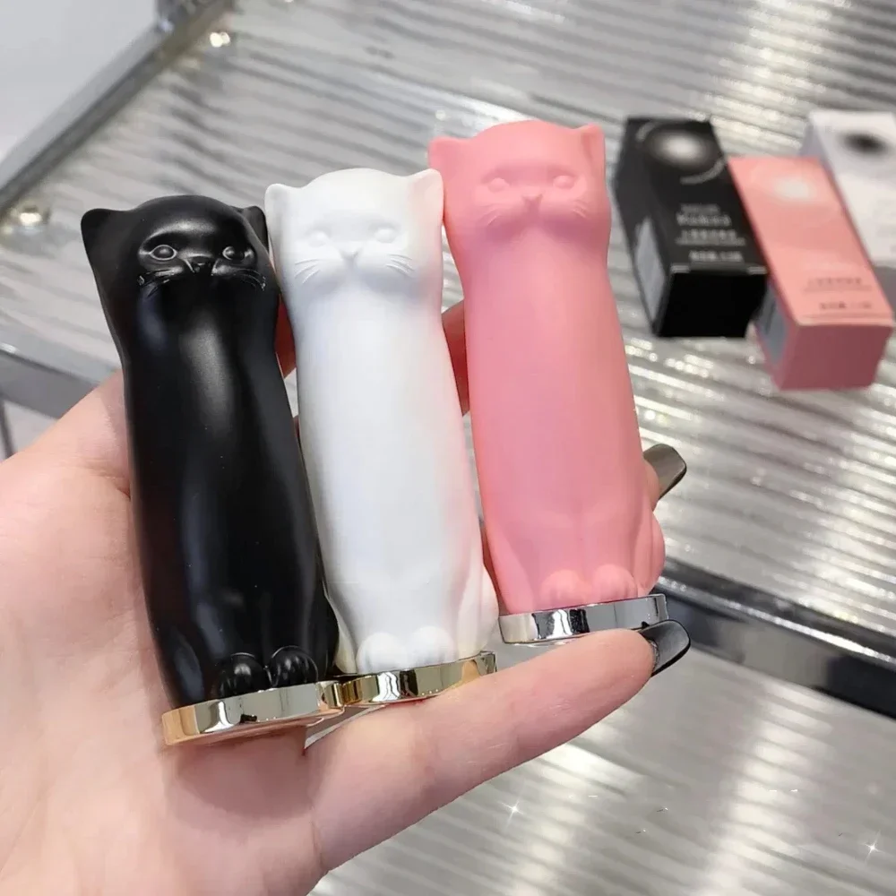 Bálsamo labial de gato, lápiz labial que se desvanece para prevenir la sequedad, elimina las líneas secas, hidrata el brillo de labios, cuidado de los labios, Cosméticos de reparación nutritivos