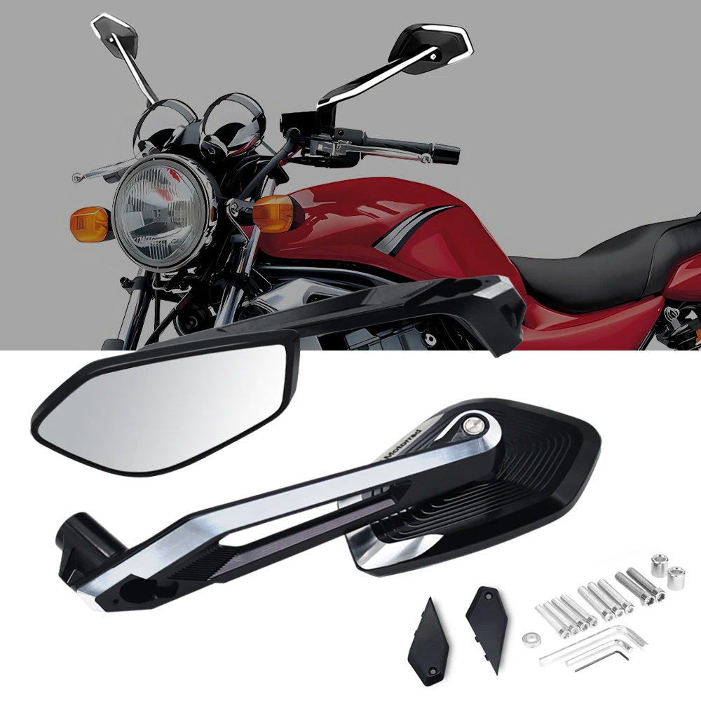 

For ER-5 2004 2005 ER 5 ER5 2007 2008-2023 2022 2021 Adventure Motorcycle Accessories Side Rear View Mirror