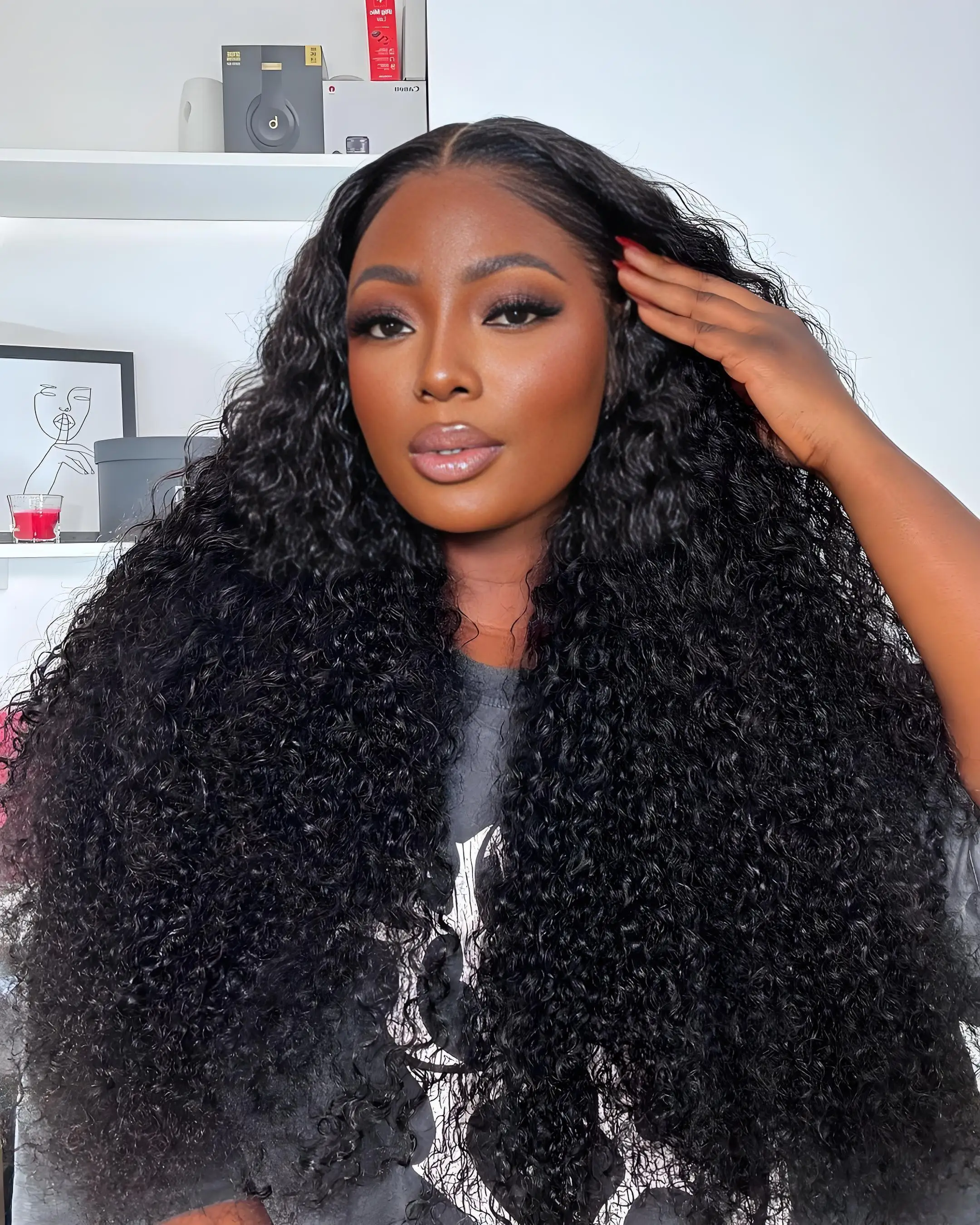 

200 Density 13x6 Hd Pre Plucked Lace Frontal Wigs Human Hair For Women 13x4 Transparent Deep Wave Wigs 40 44 Inch Brazilian Hair