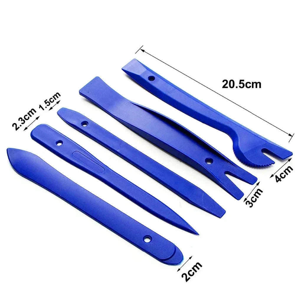 12pcs Car Removal Tool Set Auto Trim Panel Door Dash Clip Radio Audio Remover Hand Tool Kit Disassembly Interior Accessories